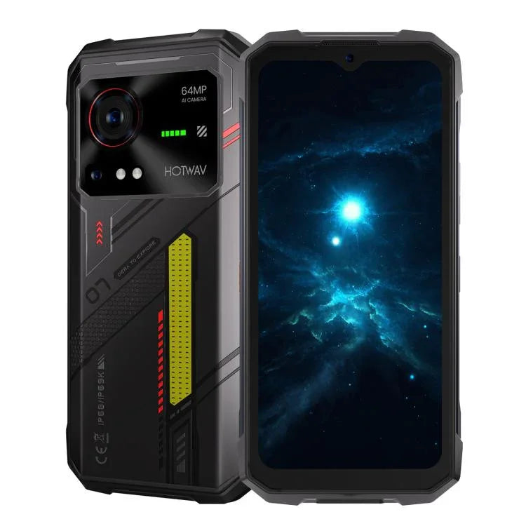 HOTWAV Hyper 7 러기드 폰, 8GB+256GB, 10800mAh, 6.6인치 안드로이드 14 미디어텍 Dimensity 7050 5G, 네트워크: 5G, OTG, NFC