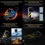 HOTWAV Hyper 7 러기드 폰, 8GB+256GB, 10800mAh, 6.6인치 안드로이드 14 미디어텍 Dimensity 7050 5G, 네트워크: 5G, OTG, NFC