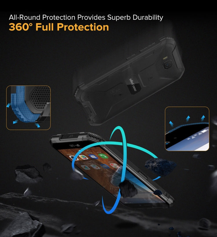 IP68/IP69K 방수 방진 충격 방지, 얼굴 인식, 4000mAh 배터리, 5.0인치 Android 9.0 MTK6580A/W 쿼드 코어 최대 1.3GHz, 네트워크: 3G, Armor X6 2GB+16GB