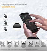 IP68/IP69K 방수 방진 충격 방지, 얼굴 인식, 4000mAh 배터리, 5.0인치 Android 9.0 MTK6580A/W 쿼드 코어 최대 1.3GHz, 네트워크: 3G, Armor X6 2GB+16GB