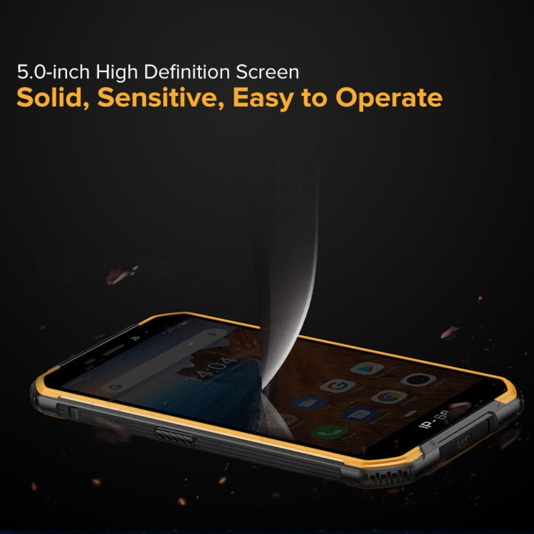IP68/IP69K 방수 방진 충격 방지, 얼굴 인식, 4000mAh 배터리, 5.0인치 Android 9.0 MTK6580A/W 쿼드 코어 최대 1.3GHz, 네트워크: 3G, Armor X6 2GB+16GB