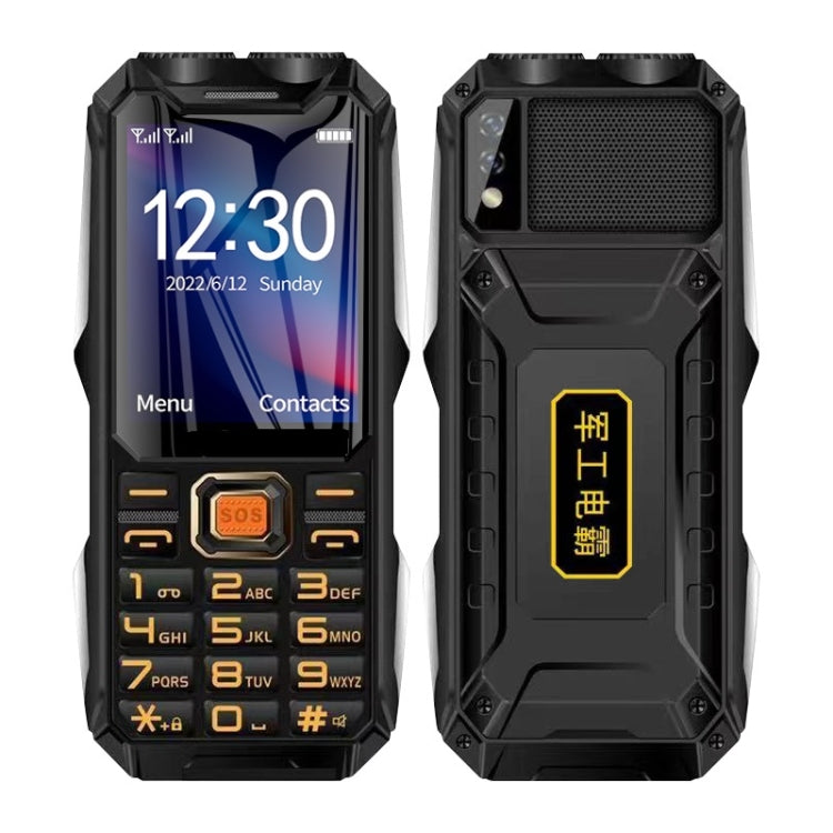 방수 충격 방지 방진, 16800mAh 배터리, 2.4인치, 21키, 블루투스, LED 손전등, FM, SOS, 듀얼 SIM, 네트워크: 2G, Q8 2G