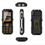 방수 충격 방지 방진, 16800mAh 배터리, 2.4인치, 21키, 블루투스, LED 손전등, FM, SOS, 듀얼 SIM, 네트워크: 2G, Q8 2G