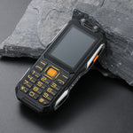 방수 충격 방지 방진, 16800mAh 배터리, 2.4인치, 21키, 블루투스, LED 손전등, FM, SOS, 듀얼 SIM, 네트워크: 2G, Q8 2G