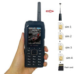 방수 충격 방지 방진, 2400mAh 배터리, 2.2인치, 21키, LED 손전등, FM, 쿼드 SIM, 안테나 포함