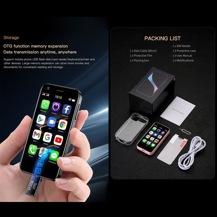 SOYES XS12 Pro, 4GB+64GB 3.0인치 안드로이드 10.0 MTK6750 옥타 코어, 블루투스, 와이파이, FM, OTG, 네트워크: 4G, 듀얼 SIM, 구글 플레이 지원, 4GB+64GB