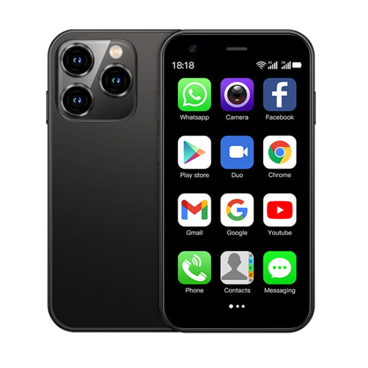 3.0인치 Android 8.1 MTK6580 쿼드 코어 최대 1.3GHz, 블루투스, WiFi, GPS, 네트워크: 3G, 듀얼 SIM, SOYES XS15