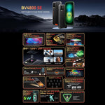 Blackview BV4800 SE 러기드 폰, 4GB+64GB, 6.56인치 안드로이드 15 UMS9320E T615 옥타 코어, 네트워크: 4G, OTG, NFC, BV4800 SE 4GB+64GB