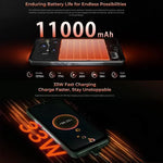 Oukitel WP55 Pro 5G 러기드 폰, 16GB+512GB, 108MP 카메라, 지문 인식, 6.6인치 Android 15 MediaTek Dimensity 7025 옥타 코어, NFC, OTG, 네트워크: 5G, WP55 Pro