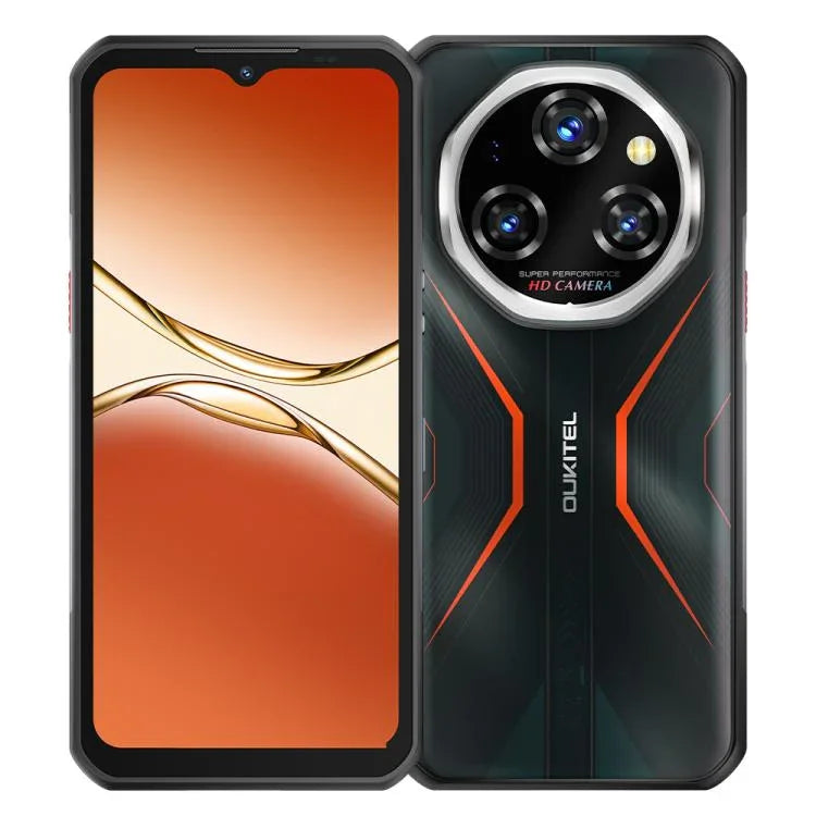 Oukitel WP55 5G 러기드 폰, 12GB+256GB, 108MP 카메라, 지문 인식, 6.6인치 MediaTek Dimensity 7025 옥타 코어, NFC, OTG, 네트워크: 5G, WP55