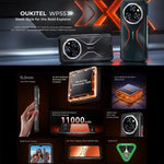 Oukitel WP55 5G 러기드 폰, 12GB+256GB, 108MP 카메라, 지문 인식, 6.6인치 MediaTek Dimensity 7025 옥타 코어, NFC, OTG, 네트워크: 5G, WP55