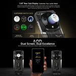 Ulefone Armor 28 Pro 러기드 폰, 16GB+512GB, 야간 투시, 10600mAh, 6.67인치 + 1.04인치 Android 15 MediaTek Dimensity 7300 옥타 코어, 네트워크: 5G, NFC