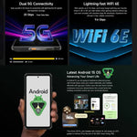 Ulefone Armor 28 Pro 러기드 폰, 16GB+512GB, 야간 투시, 10600mAh, 6.67인치 + 1.04인치 Android 15 MediaTek Dimensity 7300 옥타 코어, 네트워크: 5G, NFC