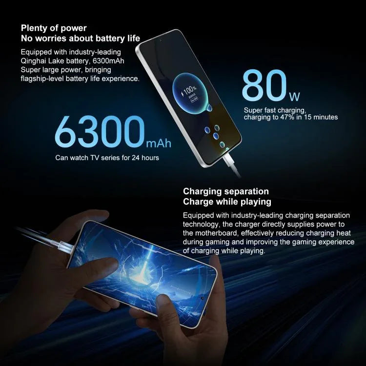 Honor X60 GT, 12GB+256GB, 화면 내 지문 인식, 6.7인치 MagicOS 9.0 Android 15.0 Snapdragon 8+ Gen 1 옥타 코어, 네트워크: 5G, OTG, NFC, 12GB+256GB