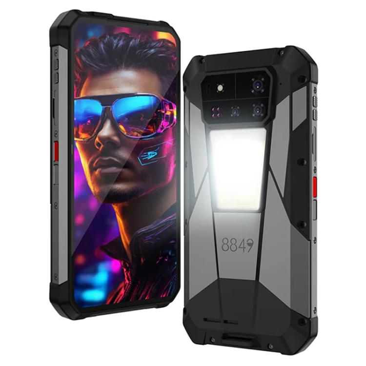 Unihertz Tank 4 Pro 프로젝터 러기드 폰, 16GB+512GB, 야간 투시, 6.73인치 Android 13 Dimensity 8300 옥타 코어, 네트워크: 5G, NFC, 16GB+512GB