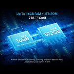 Unihertz Tank 4 Pro 프로젝터 러기드 폰, 16GB+512GB, 야간 투시, 6.73인치 Android 13 Dimensity 8300 옥타 코어, 네트워크: 5G, NFC, 16GB+512GB