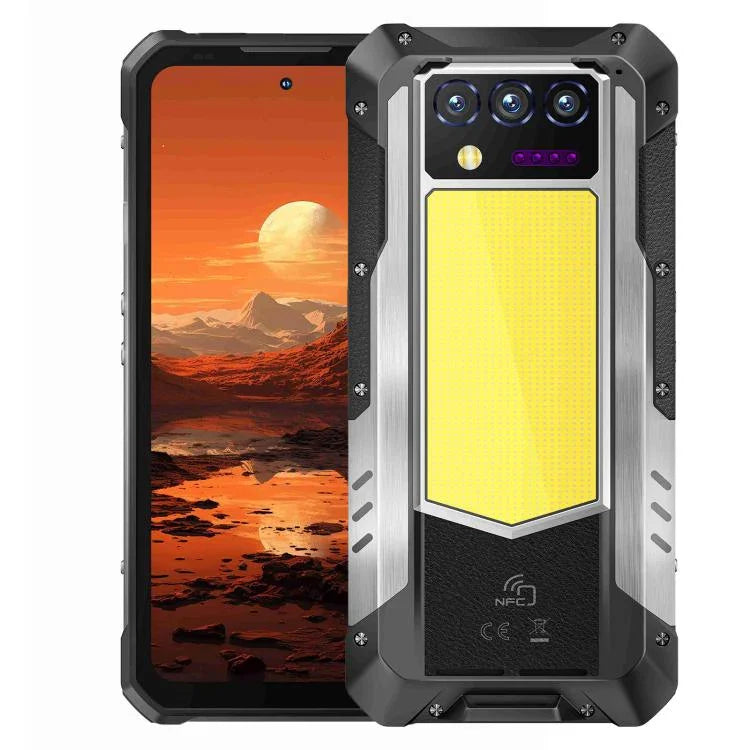 Oukitel WP100 레이저 거리 측정기 러기드 폰, 12GB+512GB, 200MP 카메라, 지문 인식, 6.8인치 Android 14 MediaTek Dimensity 7300 옥타 코어, NFC, OTG, 네트워크: 5G, WP100