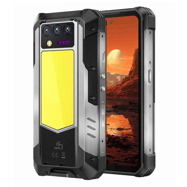 Oukitel WP100 레이저 거리 측정기 러기드 폰, 12GB+512GB, 200MP 카메라, 지문 인식, 6.8인치 Android 14 MediaTek Dimensity 7300 옥타 코어, NFC, OTG, 네트워크: 5G, WP100