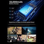 Oukitel WP100 레이저 거리 측정기 러기드 폰, 12GB+512GB, 200MP 카메라, 지문 인식, 6.8인치 Android 14 MediaTek Dimensity 7300 옥타 코어, NFC, OTG, 네트워크: 5G, WP100