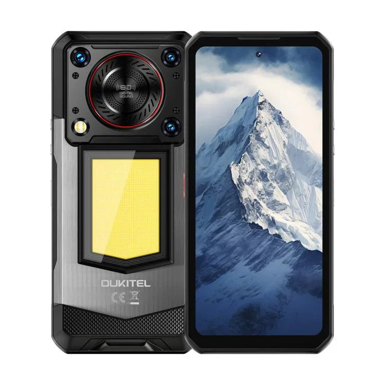 Oukitel WP56 러기드 폰, 12GB+512GB, 108MP 카메라, 지문 인식, 6.8인치 Android 15 MTK Dimensity 7050 옥타 코어, NFC, OTG, 네트워크: 5G