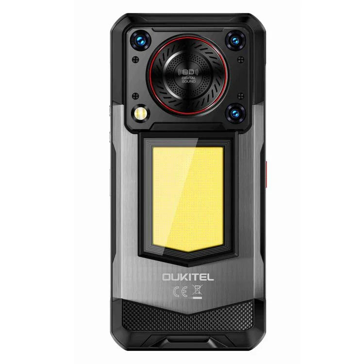 Oukitel WP56 러기드 폰, 12GB+512GB, 108MP 카메라, 지문 인식, 6.8인치 Android 15 MTK Dimensity 7050 옥타 코어, NFC, OTG, 네트워크: 5G