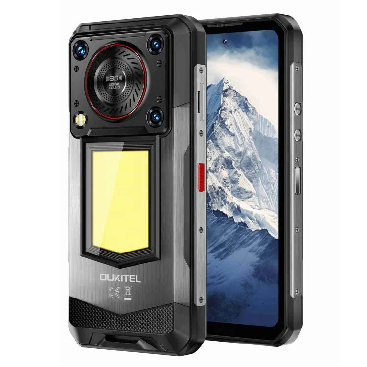 Oukitel WP56 러기드 폰, 12GB+512GB, 108MP 카메라, 지문 인식, 6.8인치 Android 15 MTK Dimensity 7050 옥타 코어, NFC, OTG, 네트워크: 5G