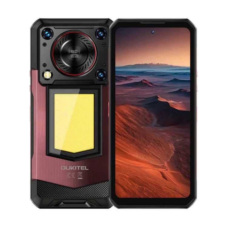 Oukitel WP56 러기드 폰, 12GB+512GB, 108MP 카메라, 지문 인식, 6.8인치 Android 15 MTK Dimensity 7050 옥타 코어, NFC, OTG, 네트워크: 5G
