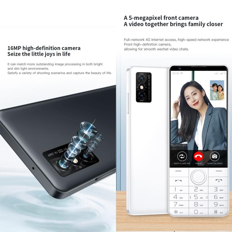 DOOV R70 키패드 폰, 6GB+128GB, 4인치 Android 13 Mediatek MT6762 옥타 코어, 네트워크: 4G, 구글 스토어 지원, 카메라 있음, 카메라 있음