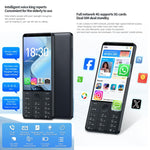 DOOV R70 키패드 폰, 6GB+128GB, 4인치 Android 13 Mediatek MT6762 옥타 코어, 네트워크: 4G, 구글 스토어 지원, 카메라 있음, 카메라 있음