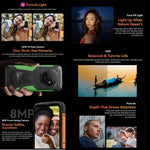 Blackview FORT 1, 6GB+256GB, 6.56인치 Android 15 Unisoc UMS9230E T615 옥타 코어, 네트워크: 4G, OTG, NFC, 6GB+256GB