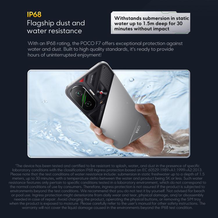 샤오미 POCO F7 글로벌, 12GB+256GB, 화면 내 지문 인식, 6.83인치 샤오미 HyperOS 2 스냅드래곤 8s Gen 4 옥타 코어, NFC, 네트워크: 5G, 12GB+256GB