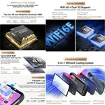 Blackview XPLORE 2 프로젝터, 나이트 비전, 16GB+1TB, 6.73인치 Android 15 Dimensity 8300 MT6897 옥타 코어, 네트워크: 5G, OTG, NFC, XPLORE 2 프로젝터, 16GB+1TB