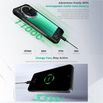 Oukitel WP62 러기드 폰, 12GB+512GB, 108MP 카메라, 지문 인식, 6.6인치 Android 15 MediaTek Dimensity 7025 옥타 코어, NFC, OTG, 네트워크: 5G, 12GB+512GB