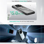 Oukitel WP62 러기드 폰, 8GB+256GB, 108MP 카메라, 지문 인식, 6.6인치 Android 15 MediaTek Dimensity 7025 옥타 코어, NFC, OTG, 네트워크: 5G, 8GB+256GB