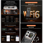 Blackview XPLORE X1, 12GB+256GB, 6.78인치 안드로이드 15 Dimensity 7050 MT8791V/HZA 옥타 코어, 네트워크: 5G, OTG, NFC, XPLORE X1 12GB+256GB