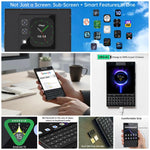 Unihertz Titan 2 QWERTY 물리 키보드 폰, 12GB+512GB, 지문 인식, 4.5인치 + 2인치 안드로이드 15 Dimensity 7300 5G 옥타 코어, 네트워크: 5G, NFC, OTG