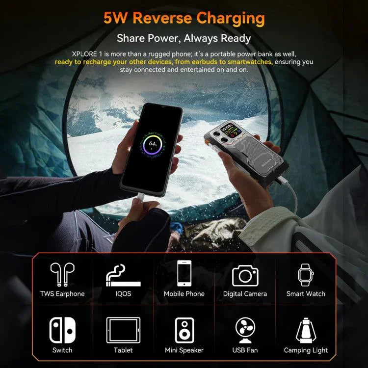 Blackview XPLORE 1, 12GB+256GB, 6.78인치 안드로이드 15 Dimensity 7050 MT8791V/HZA 옥타 코어, 네트워크: 5G, OTG, NFC, XPLORE 1 12GB+256GB