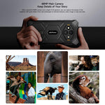 Ulefone RugKing 3 Pro, 8GB+128GB, IP68/IP69K 러기드 폰, 6.56인치 안드로이드 15 Unisoc T7250 옥타 코어, 네트워크: 4G, NFC, OTG, RugKing 3 Pro, RugKing 3 Pro, 8GB+128GB
