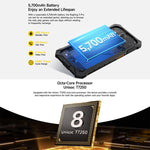 Ulefone RugKing 3 Pro, 8GB+128GB, IP68/IP69K 러기드 폰, 6.56인치 안드로이드 15 Unisoc T7250 옥타 코어, 네트워크: 4G, NFC, OTG, RugKing 3 Pro, RugKing 3 Pro, 8GB+128GB