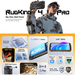 Ulefone RugKing 4 Pro, 8GB+256GB, IP68/IP69K 러기드 폰, 6.56인치 안드로이드 15 Unisoc T7250 옥타 코어, 네트워크: 4G, NFC, OTG, RugKing 4 Pro, RugKing 4 Pro, 8GB+256GB