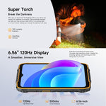Ulefone RugKing 4 Pro, 8GB+256GB, IP68/IP69K 러기드 폰, 6.56인치 안드로이드 15 Unisoc T7250 옥타 코어, 네트워크: 4G, NFC, OTG, RugKing 4 Pro, RugKing 4 Pro, 8GB+256GB