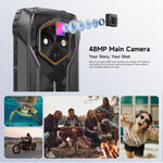 Ulefone RugKing 4 Pro, 8GB+256GB, IP68/IP69K 러기드 폰, 6.56인치 안드로이드 15 Unisoc T7250 옥타 코어, 네트워크: 4G, NFC, OTG, RugKing 4 Pro, RugKing 4 Pro, 8GB+256GB