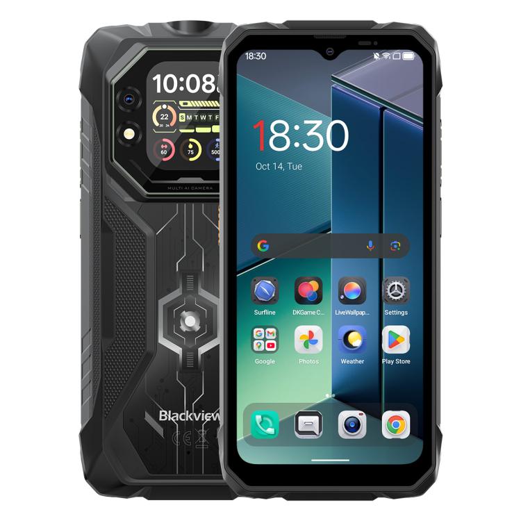 Blackview ROCK 1 러기드 폰, 8GB+256GB, 6.56인치 안드로이드 16 MT6769V/CB Helio G81 옥타 코어, 네트워크: 4G, OTG, NFC, ROCK 1 8GB+256GB