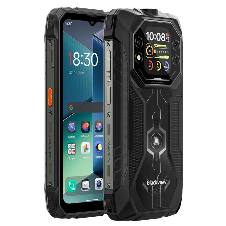 Blackview ROCK 1 러기드 폰, 8GB+256GB, 6.56인치 안드로이드 16 MT6769V/CB Helio G81 옥타 코어, 네트워크: 4G, OTG, NFC, ROCK 1 8GB+256GB