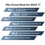 Blackview ROCK 1 러기드 폰, 8GB+256GB, 6.56인치 안드로이드 16 MT6769V/CB Helio G81 옥타 코어, 네트워크: 4G, OTG, NFC, ROCK 1 8GB+256GB