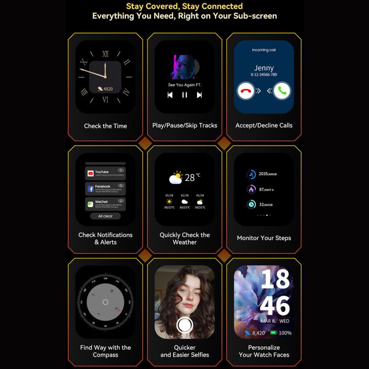 Blackview XPLORE 1 워키토키 러기드 폰, 12GB+256GB, 6.78인치 안드로이드 15 Dimensity 7050 MT8791V/HZA 옥타 코어, 네트워크: 5G, OTG, NFC, XPLORE 1 워키토키 12GB+256GB