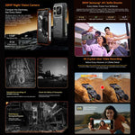 Blackview XPLORE 1 워키토키 러기드 폰, 12GB+256GB, 6.78인치 안드로이드 15 Dimensity 7050 MT8791V/HZA 옥타 코어, 네트워크: 5G, OTG, NFC, XPLORE 1 워키토키 12GB+256GB
