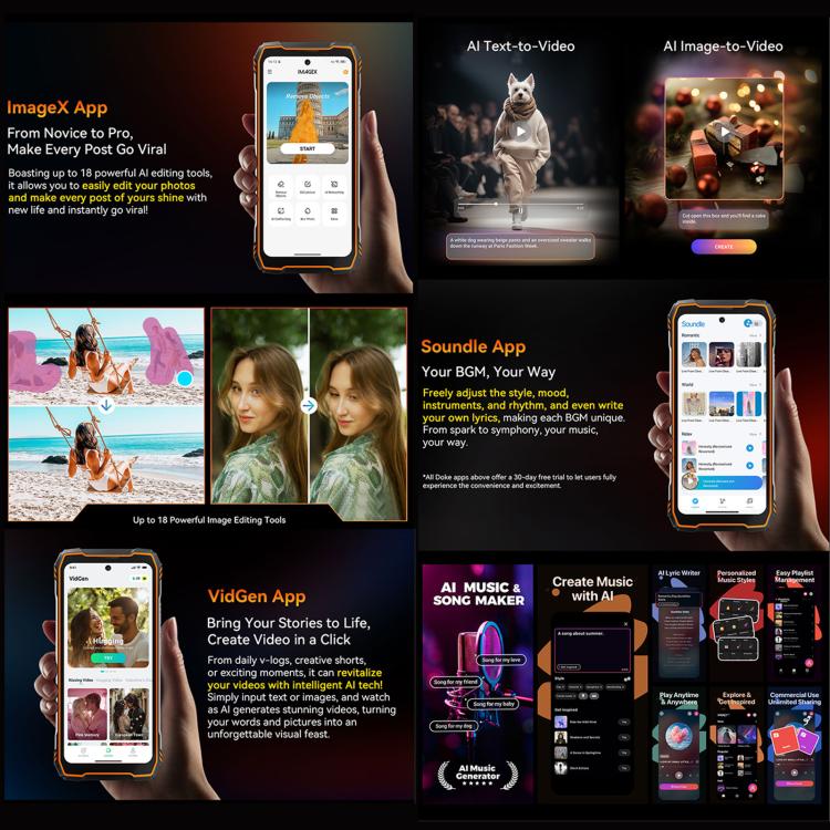 Blackview XPLORE 1 워키토키 러기드 폰, 12GB+256GB, 6.78인치 안드로이드 15 Dimensity 7050 MT8791V/HZA 옥타 코어, 네트워크: 5G, OTG, NFC, XPLORE 1 워키토키 12GB+256GB