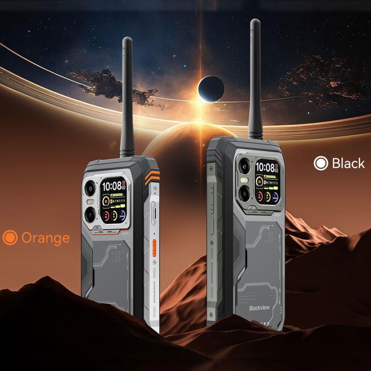 Blackview XPLORE 1 워키토키 러기드 폰, 12GB+256GB, 6.78인치 안드로이드 15 Dimensity 7050 MT8791V/HZA 옥타 코어, 네트워크: 5G, OTG, NFC, XPLORE 1 워키토키 12GB+256GB