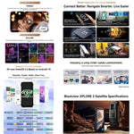 Blackview XPLORE 2 위성폰, 16GB+1TB, 6.73인치 안드로이드 15 Dimensity 8300 MT6897 옥타 코어, 네트워크: 5G, OTG, NFC, XPLORE 2 위성폰 16GB+1TB